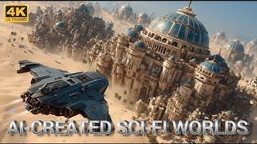 FUTURISTIC WORLDS: Syd Mead Inspired, AI Art, AI Short Film, AI Generated Landscapes, Sci-Fi Cities