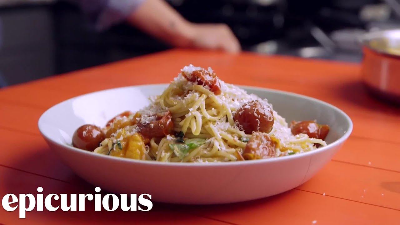 The Ultimate 15Minute Tomato Sauce Epicurious YouTube