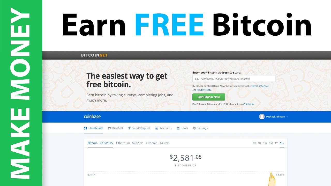 earn free bitcoin now