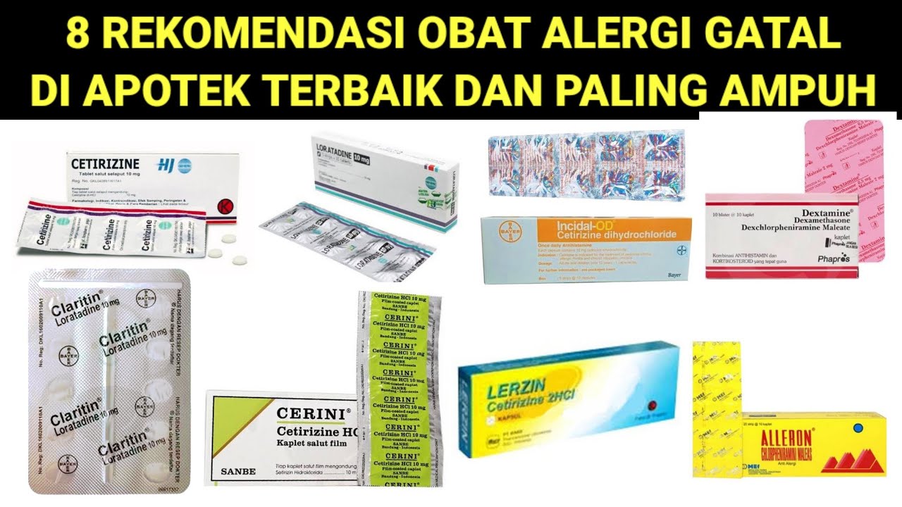 Obat Alergi Gatal Di Apotek Paling Ampuh SherlyApotekerAnda YouTube