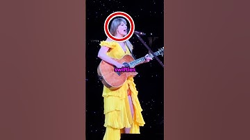 Taylor Swift SWALLOWED A BUG..! #shorts #short #shortvideo #taylorswift #erastour #viral #concert
