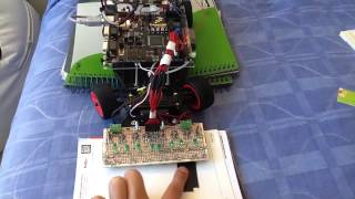 Freescale cup smart car detection line sensors