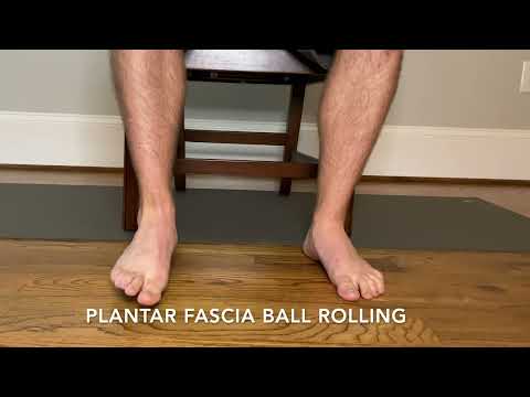 Plantar Fascia Ball Rolling