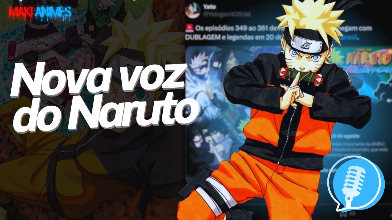 Mudaram os dubladores de Naruto? Entenda tudo!