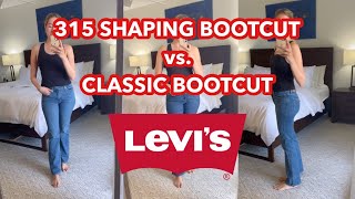 Levis 315 Shaping Bootcut Jeans Vs. Clic Bootcut Jeans