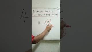 bundar kepada dua tempat perpuluhan (part 2) #matematik #maths