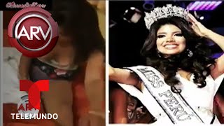Escandaloso y polémico video de Miss Perú ebria | Al Rojo Vivo | Telemundo