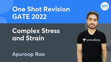 One Shot Revision | Complex Stress and Strain | Apuroop Rao | GATE 2022