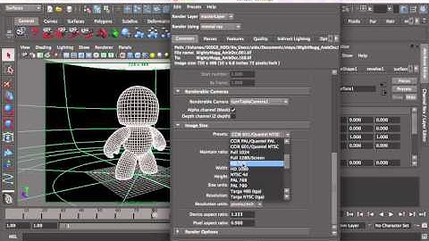 Maya 2011 Render Settings Tutorial
