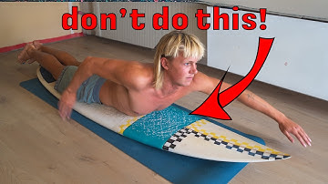 simple mistakes every new surfer makes; and how to fix them