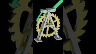 Ratchat and paul machanism #mechanical #engineering #3ddesign #btech #mechanisms #3d #shorts #paul