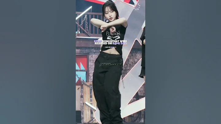kpop songs that were released on same day #kpop #shortsfeed #ive #fypシ゚