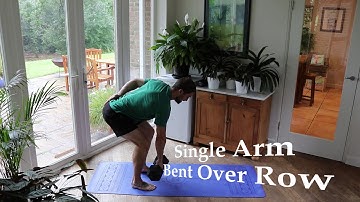 Dumbbell One Arm Bent Over Row - Patrick MoJo PT - Exercise Library