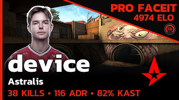 device Astralis SMASHES LVL 10s on OVERPASS🔥 w/Buzz (OVERPASS) FACEIT LVL 10  / CSGO POV