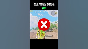 BGMI / PUBG Mobile Best Settings Guide #2 ✅❌ #bgmisettings #bgmicontrols #pubgmsettings