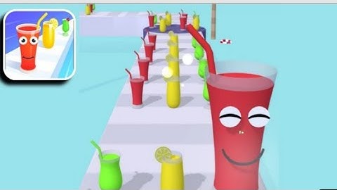 juice run 🍷🍹 max level ios Android walkthrough gameplay part (6-8)