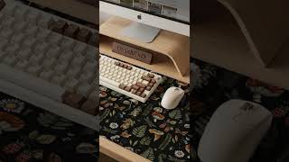 Cottagecore Desk Mat Dark Forest Mushrooms Large XXL Anti Static Surface