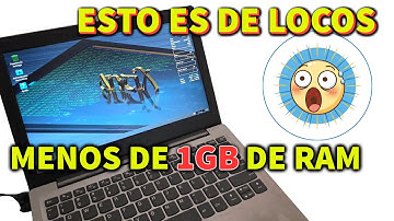 Esto es de Locos😮 Un Sistema que Funciona con Menos de 1GB de RAM para PC Viejas y con TODO Includio
