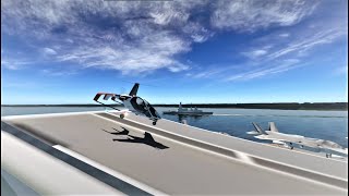 VSKYLABS 'Test-Pilot': FA Tensor 600X. Fun with aircraft carrier from next Video.