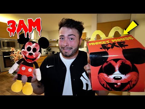 DO NOT ORDER MICKEY MOUSE HAPPY MEAL FROM MCDONALDS AT 3 AM!! (SCARY)