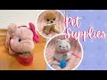 DIY Pet Supplies for Stuffed Animals | Collar, Toys, Food Bowls