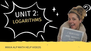 Unit 2, Lesson 3: Graph Logarithmic Functions