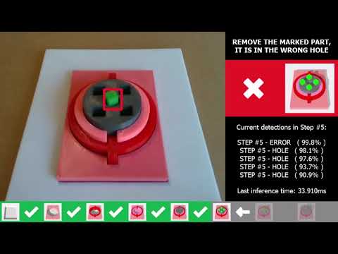 YWIL - You Work, It Looks - Full Assembly Process - OpenVINO and Python