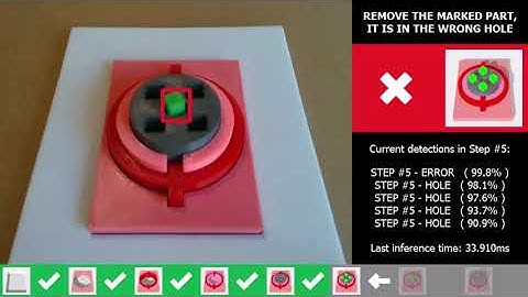 YWIL - You Work, It Looks - Full Assembly Process - OpenVINO and Python