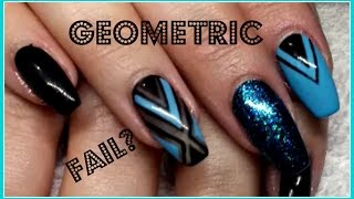 nail polish gel geometric