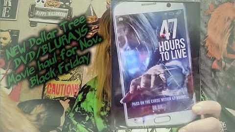 NEW Dollar Tree DVD/Blu-rays Movie haul for November Black Friday 2021