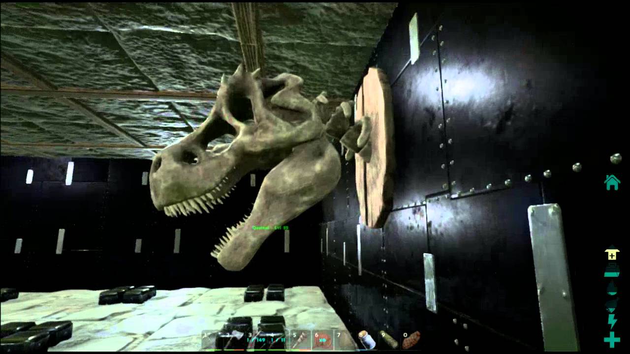 아크 서바이벌 이볼브드] 11일TV의 트로피 사용법 초보가이드 [Ark Survival Evolved Trophy YouTube