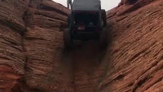 Amazing car climbing impossible road