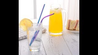 Aperil Extra Long Reusable Metal Drinking Straws