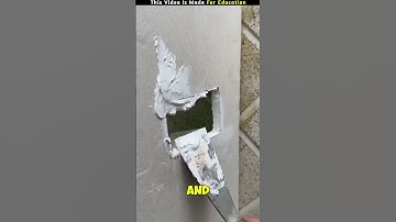 How to Fix a Hole in the Wall Easily | DIY Home Repair #shortvideo