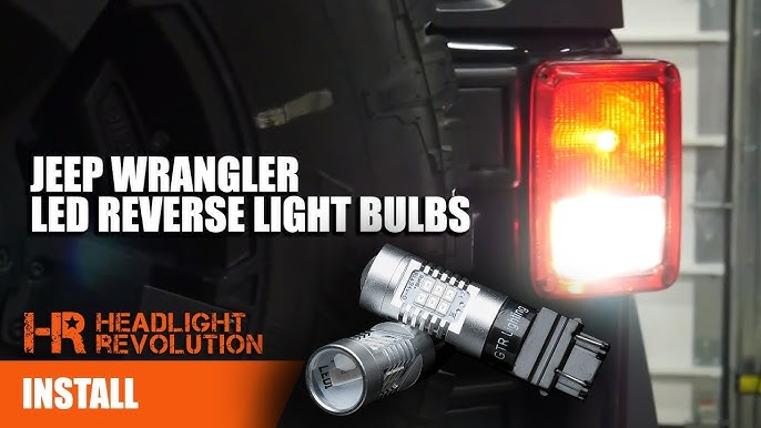 3157 LED Replacement back up bulbs for Jeep Wrangler - YouTube
