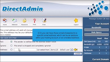How to create a catch-all email account in DirectAdmin
