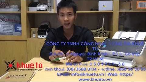 Giới thiệu dòng máy scan mới Kodak Alaris E1025 & E1035 | khuetu.vn