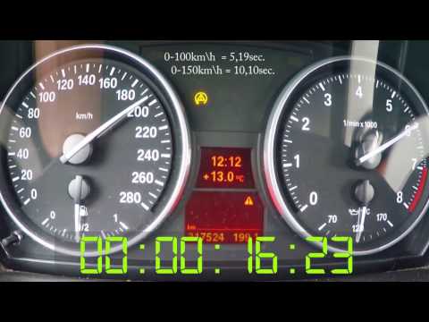 BMW E92 335i - N54B30 - Stock ACCELERATION 0-100kmh 0-200kmh with stopwatch !! Stock Engine!!