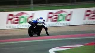 Glenn Irwin Crashes fighting hard for 4th