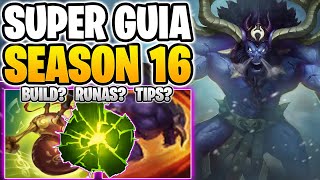 GUIA DE ALISTAR SEASON 16 | COMO JUGAR ALISTAR SOPORTE FACIL Y RAPIDO | BUILD, RUNAS, CONSEJOS, TIPS