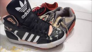 Nike free, Infrared and Adidas Extaball egg fun Part 3