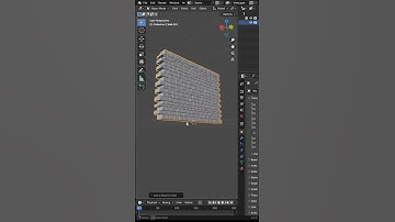 Create a Brick Wall in Blender – Quick Modeling Tip: 19