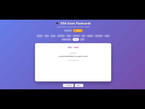 Data structures and algorithms Is synchronized (Object my_object) correct?
