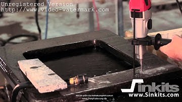 Chậu rửa bát Inox - Kỹ thuật lắp chậu âm bàn đá nhập khẩu - Bếp Cường Thịnh.VN