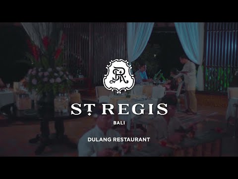 St. Regis Bali Resort | Hotel Video |  Dulang Restaurant | Videographer