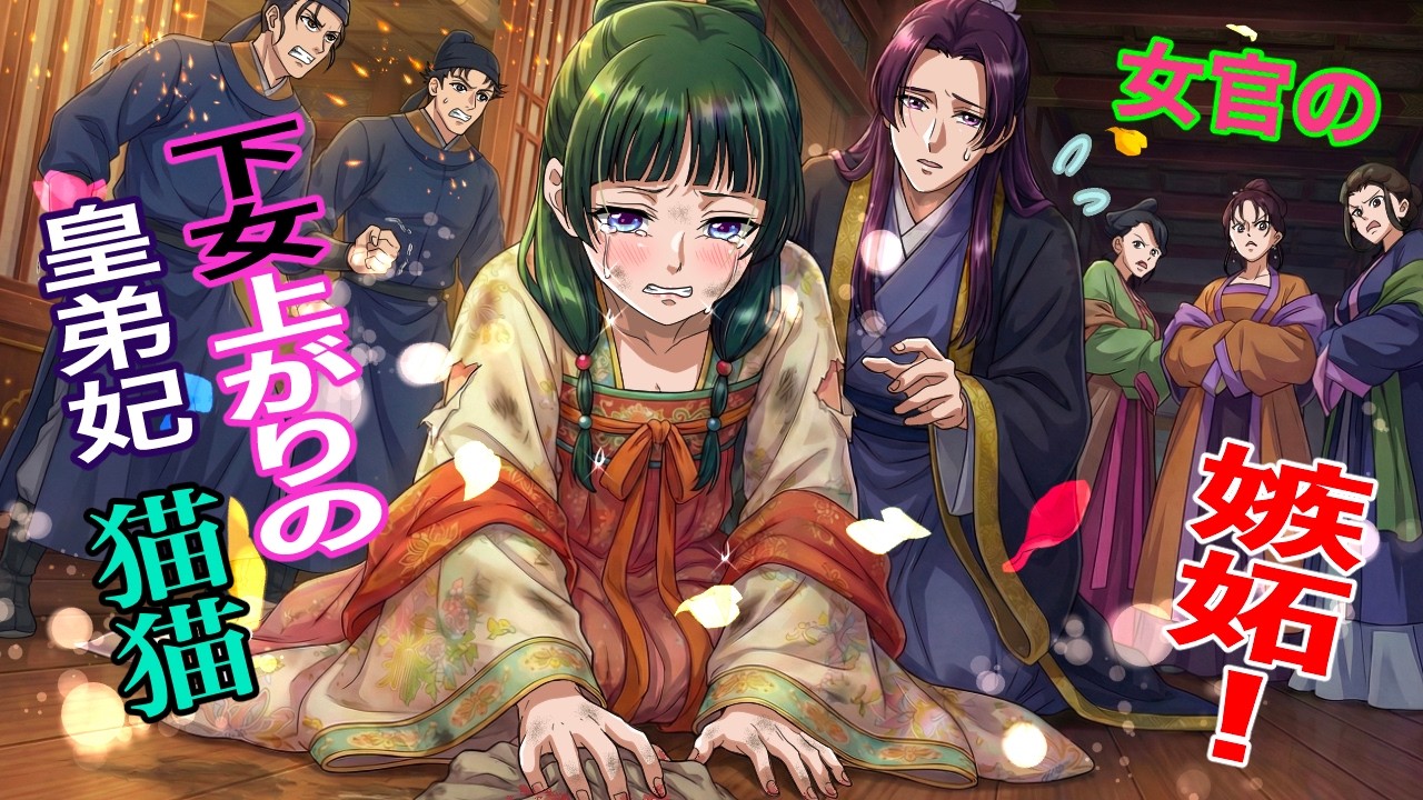 【薬屋のひとりごと】壬氏不在！嫉妬から皇弟妃なのに猫猫が下女より酷い扱いを受けています！【アニメ】【じんまお】