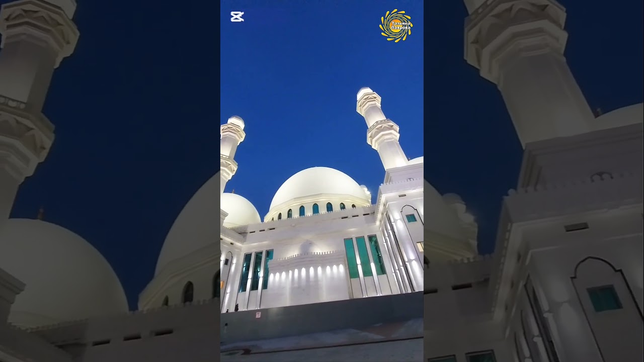 Архитектура Большой мечти в мкр."Нурсат".Вид по периметру здания.Шымкент 