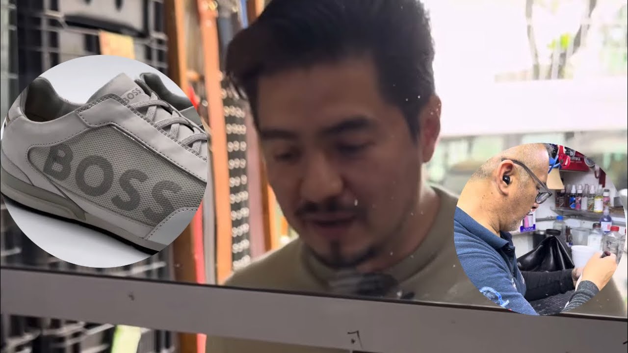 ¡De sucios a impecables! 😱🔥 Limpiamos unos Hugo Boss y Off-White