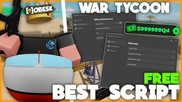 (2024 FREE) War Tycoon BEST Script! Steal Crates, Auto Build, Claim Cash, Fly, INF Cash & More!