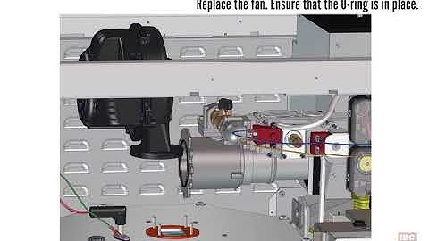 Fan Replacement on an IBC EX400 and EX500 commercial boiler